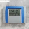 Часы настенные электронные: будильник, термометр, календарь 3 ААА, формат  фото 1