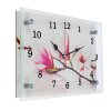 Часы настенные, серия: Цветы, Бело-сиреневые цветы, 20х30  см, микс фото 3