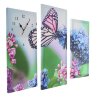 Часы настенные модульные «Бабочка на цветках», 60 x 80 см фото 2