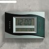 Часы настенные электронные: будильник, термометр, календарь 2 ААА, формат  фото 2