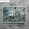 Часы настенные, серия: Животный мир, Серые лошади, 25х35  см, микс фото 1