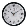 Часы настенные круглые Футболисту, обод чёрный, 22х22 см фото 3
