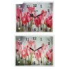 Часы настенные, серия: Цветы, Розовые тюльпаны, микс 20х25 см фото 2