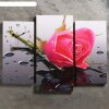 Часы настенные модульные «Розовая роза», 60 x 80 см фото 1