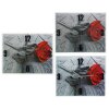 Часы настенные, серия: Цветы, Красная роза, 40х50  см, микс фото 2
