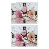 Часы настенные, серия: Цветы, Бело-сиреневые цветы, 40х50  см, микс фото 2