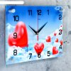 Часы настенные, серия: Люди, Воздушные сердца, 25х35  см, микс фото 2