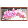 Часы-картина настенные, серия: Цветы, Нежная орхидея, 50х100  см, микс фото 1