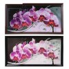 Часы-картина настенные, серия: Цветы, Нежная орхидея, 50х100  см, микс фото 2