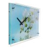 Часы настенные прямоугольные Белые цветы у воды, 35х60 см фото 3