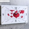 Часы настенные, серия: Люди, Сердечки, 52х26 см фото 2