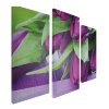 Часы настенные модульные «Фиолетовые тюльпаны», 60 x 80 см фото 2
