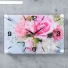 Часы настенные, серия: Цветы, Нежные розы, 20х30 см фото 1