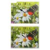 Часы настенные, серия: Цветы, Бабочка на ромашке, 20х25  см, микс фото 2