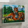 Часы настенные, серия: Животный мир, Тигры, 20х30  см, микс фото 2