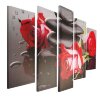 Часы настенные модульные «Красные розы на камнях», 80 x 140 см фото 2