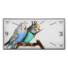 Часы настенные, серия: Животный мир, Парочка попугаев, 19х39 см фото 1