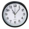 Часы настенные круглые Raul, d=18 см, циферблат белый, рама чёрная, часова фото 1