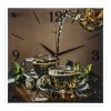 Часы настенные, серия: Кухня, Чайная церемония, 35х35  см, микс фото 1