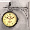 Часы настенные двойные, серия: Садовые, Kinsington station, d=16 см фото 1