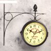 Часы настенные двойные, серия: Садовые, Kinsington station, d=16 см фото 2