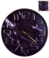 Часы настенные круглые Home art «ЧЕРНЫЙ МРАМОР» 30 см фото 1
