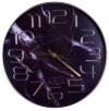 Часы настенные круглые Home art «ЧЕРНЫЙ МРАМОР» 30 см фото 2