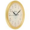 Часы настенные круглые Исток, d=24,5 см, золотистые фото 3