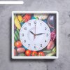 Часы настенные Любимые овощи 30х30см, плавный ход фото 1