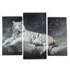 Часы настенные модульные «Белый тигр», 60 x 80 см фото 2