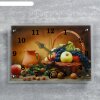 Часы настенные, серия: Кухня, Корзинка фруктов, 25х35  см, микс фото 1