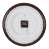 Часы настенные круглые Классика ретро, 35 см, обод коричневый фото 3