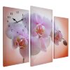 Часы настенные модульные «Розовая орхидея», 60 x 80 см фото 2
