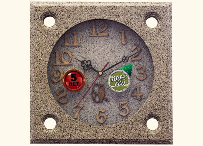Часы настенные D30-334-Камень фото 1