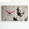 Часы настенные, серия: Люди, Мэрилин Монро, 60х36  см, микс фото 3