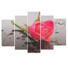 Часы настенные модульные «Розовая роза», 80 x 140 см фото 1