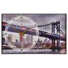 Часы настенные, серия: Город  Бруклинский Мост, 37х60  см, микс фото 1