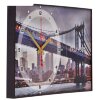 Часы настенные, серия: Город  Бруклинский Мост, 37х60  см, микс фото 2