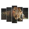 Часы настенные модульные «Леопард», 80 x 140 см фото 1