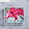 Часы настенные, серия: Цветы, Розовая орхидея, 20х25  см, микс фото 1