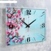 Часы настенные Цветы сакуры 40х56 см, плавный ход фото 2