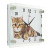 Часы настенные, серия: Животный мир, Котенок, 20х26  см, микс фото 3