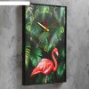 Часы настенные, серия: Природа, Фламинго, 37х60 см фото 2