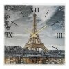 Часы настенные, серия: Город, Эйфелева башня, 50х50  см, микс фото 2