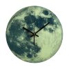 Часы настенные, серия: Интерьер, Луна, зеленые, светятся в темноте, d=30 с фото 2