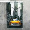 Часы настенные, серия: Транспорт, Ретро авто, стекло, 35х60  см, микс фото 1