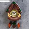 Часы настенные с кукушкой Мишки в домике фото 1