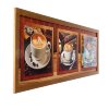 Часы-картина настенные Кофейная церемония, 35х100 см фото 2