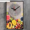 Часы настенные, серия: Кухня, Тропические фрукты, 37х60 см фото 1
