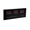 Часы настенные электронные с термометром, будильником и календарём, цифры  фото 1